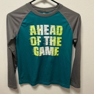 Boys athletic works long sleeved shirt